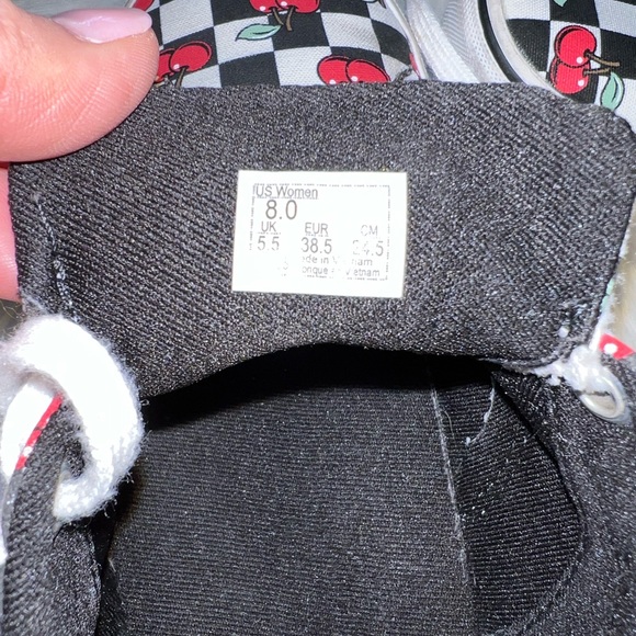 Vans Unisex Doheny Sneaker Cherry Checkered size 8 - Picture 7 of 10